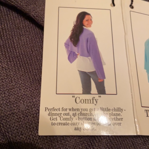 THE BORDEAUX Wear 4 Ways Poncho Vest Sleeves Sweater Wrap - Picture 7 of 12